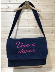 Borsone in jeans, vado a danza