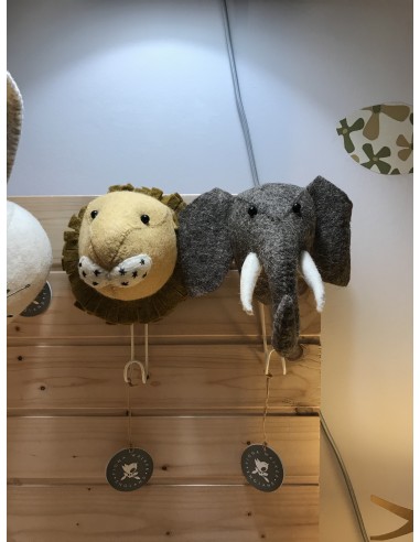 Attaccapanni elefante in feltro
