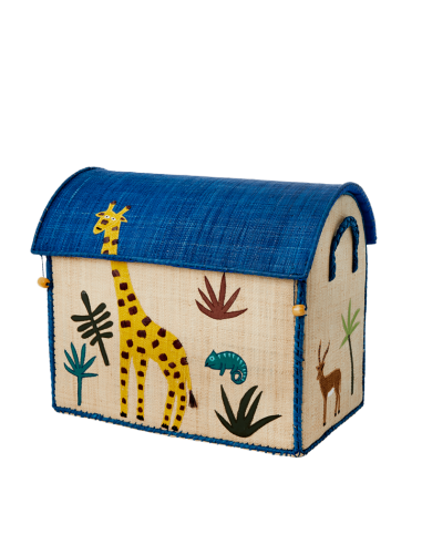 Cesta media giraffa portagiochi