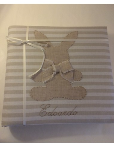 Album portafoto riga beige con...