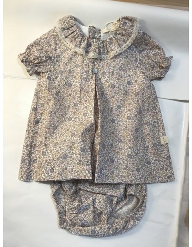 Vestito con culotte a fiorellini
