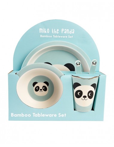 Set pappa bamboo con panda