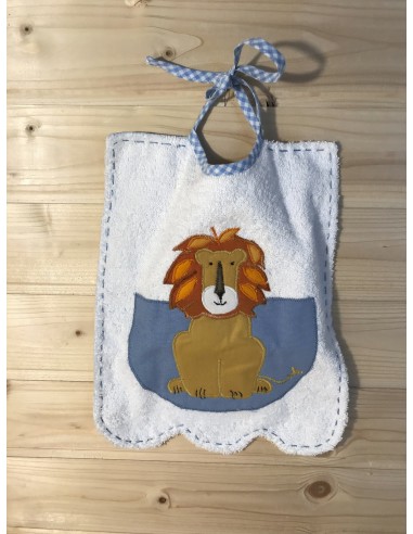 Bavaglio fatto a mano con leone