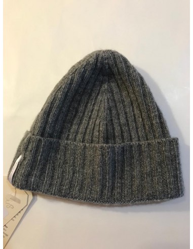 Cappello di cachemere con pon pon rosa