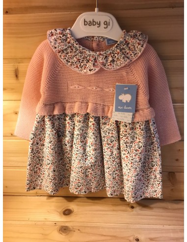 Vestito con corpetto in lana e gonna...