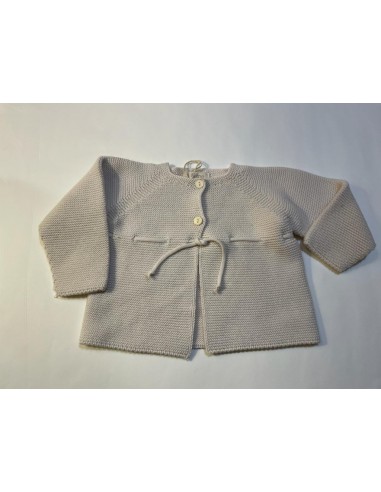 cardigan in 100% cotone col stone