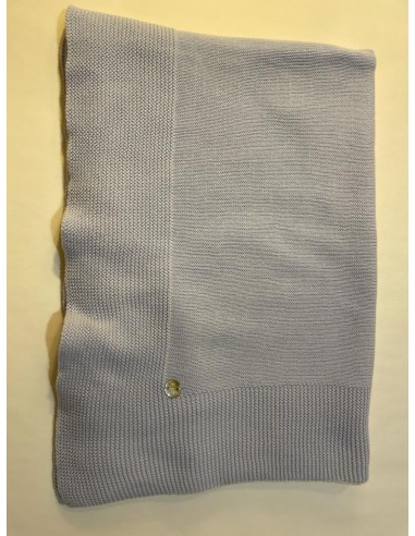 Coperta in cotone paz celeste