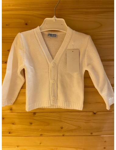 Cardigan bianco in cotone