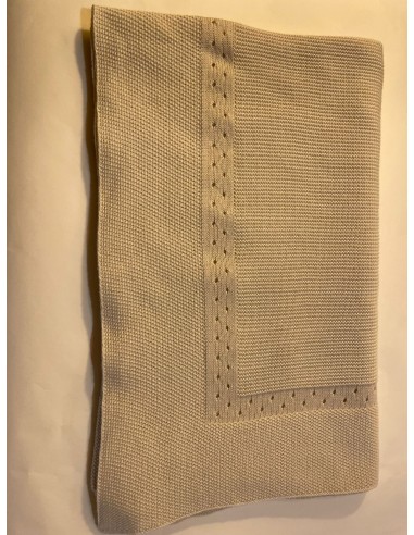 Coperta in puro cotone col naturale