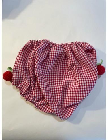 Culotte in puro cotone quadretto...