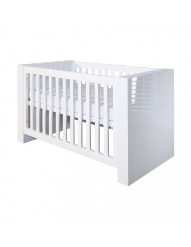 Lettino a cancelli 70 x 140 legno bianco