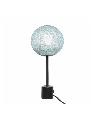 Lampada da comodino sfera grigio