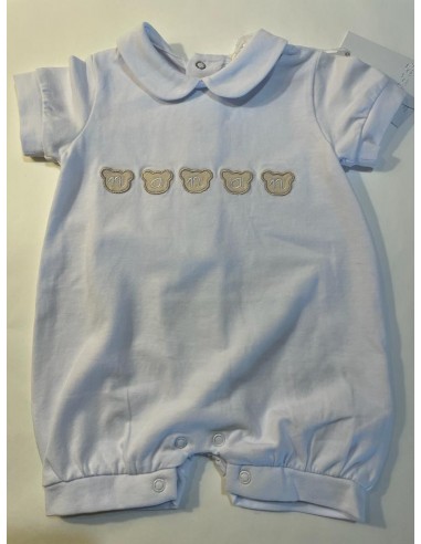 pagliaccetto jersey di cotone bianco...