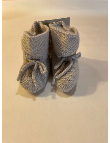 Scarpine in filo di cotone grigio