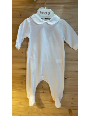 tutina in cotone con colletto piquet...