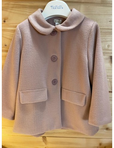 cappotto in lana cashmere rosa antico