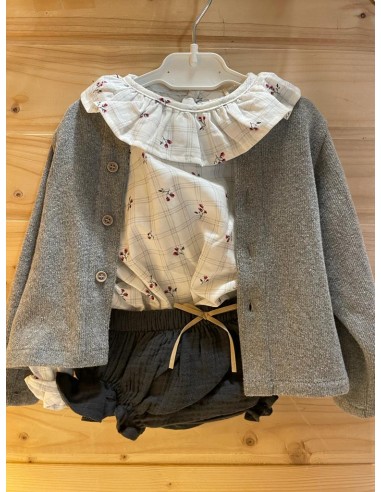 completo camicia fiorita , culotte...