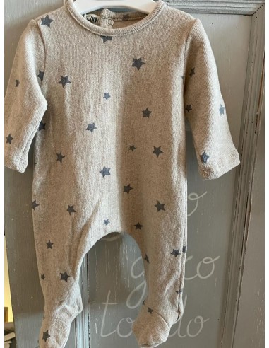 tutina in caldo cotone stelline grigie