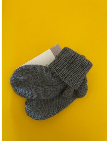 scarpina in caldo cotone grigio scuro