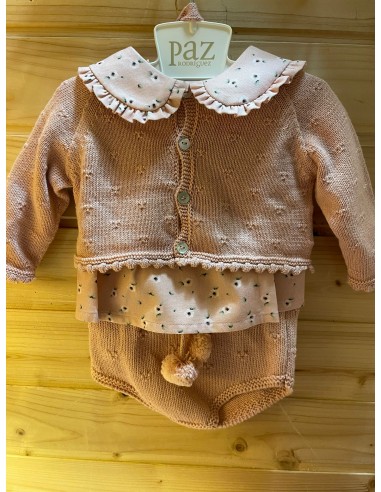 completo 3 pezzi camicia culotte e...