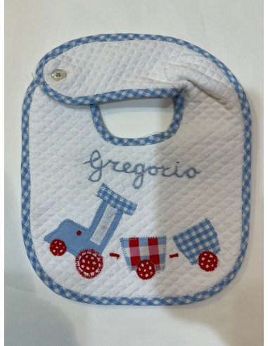 bavaglio con trenino  a mano