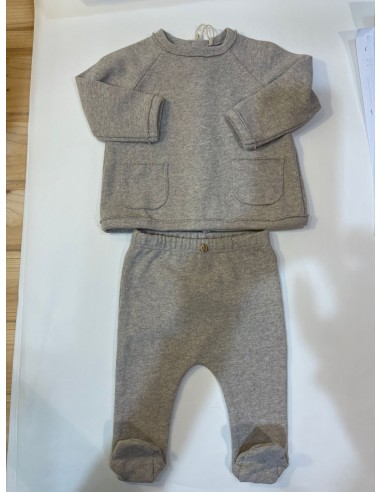completo due pezzi in cotone garzato...