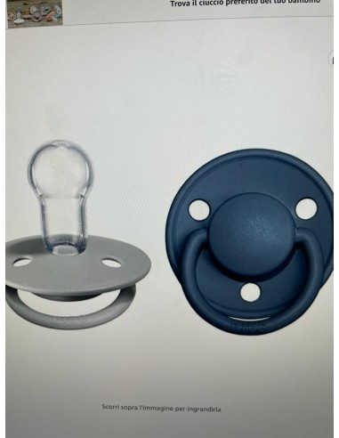coppia di due ciucci Bibs