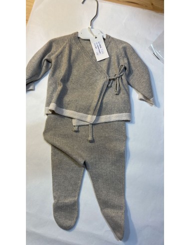 completo in puro cotone cardigan...
