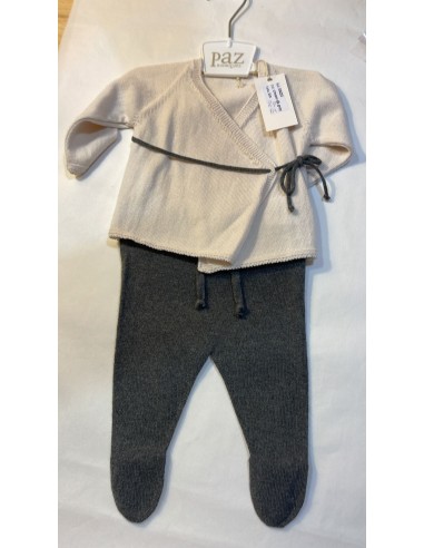 completo in puro cotone cardigan...