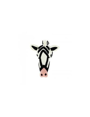 testa decorativa da parete zebra