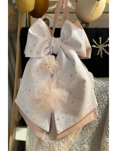 Fiocco doppio con tulle