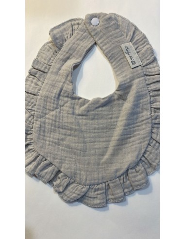 bavaglio in garza beige