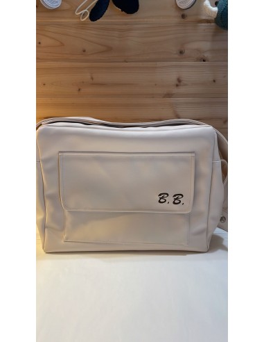 borsa da cambio in ecopelle con cifre