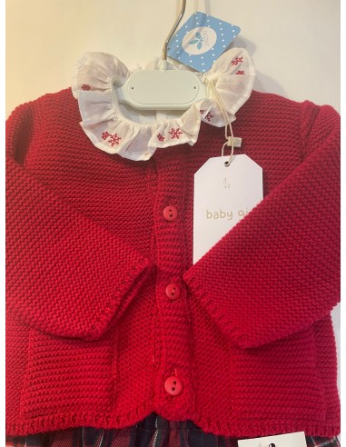 cardigan lana colore rosso