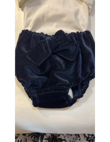 Culotte in velluto con fiocco