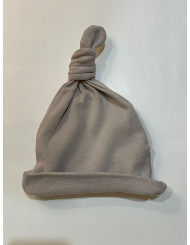 cappello con nodo beige