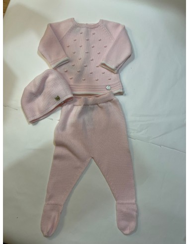 Completo 3 pezzi in maglia con...