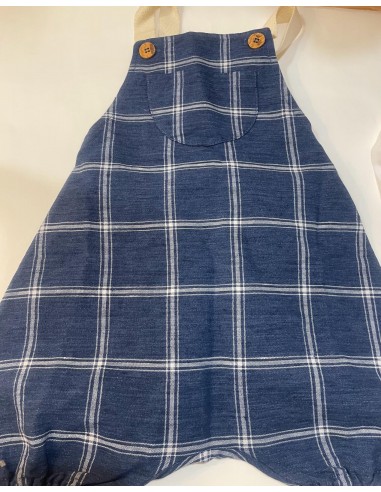 pagliaccetto a quadri indigo