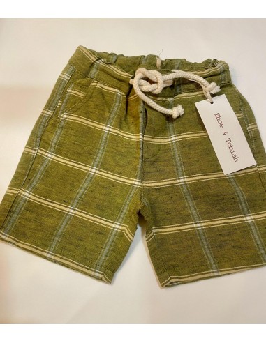 bermuda in lino verde