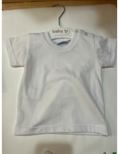 t shirt a mezze maniche colore bianco