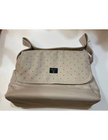 Borsa da cambio beige con stelle