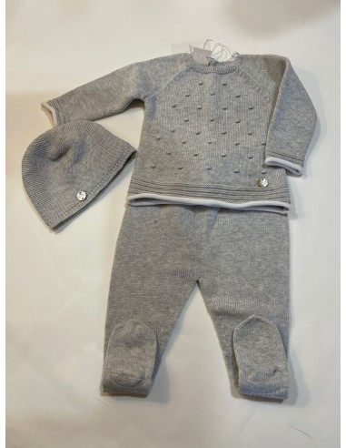 Tre pezzi cotone con cappellino