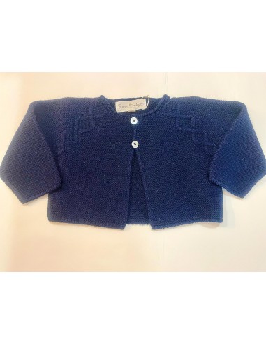 cardigan scaldacuore in pura lana blu...