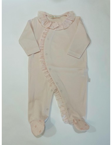 tutina in cotone rosa pesca con...