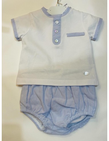 completo culotte a righine e t shirt...