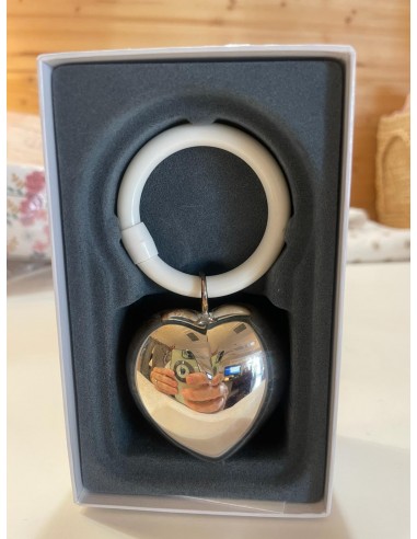 sonaglio in silver a forma di cuore...
