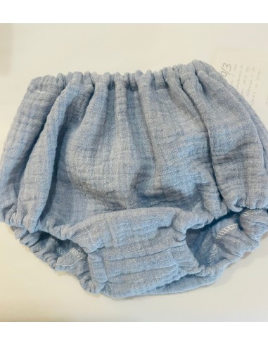 Culotte in garza celeste