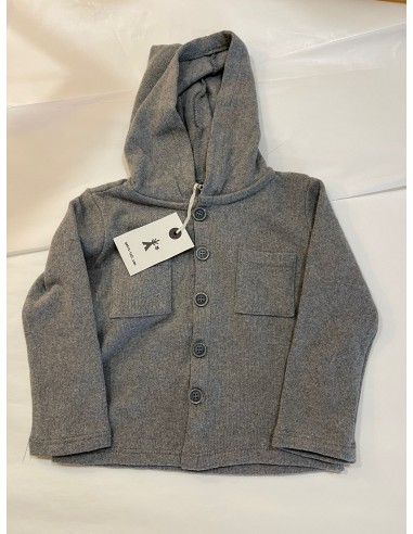 Felpa con cappuccio grigio