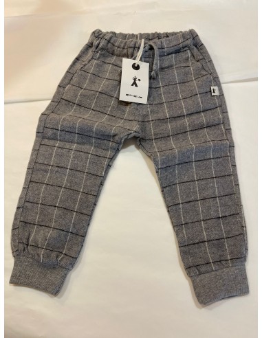 Pantaloni a quadri grigi