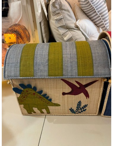 Cesta grande con dinosauri